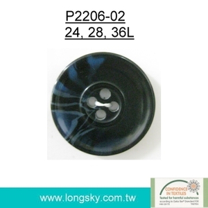 Popular Rod Polyester Resin Button for Coat