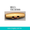 (#W0371) 40mm long barrel style 2-hole natural wood toggle button
