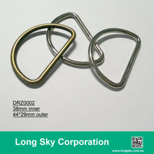 (#DRZ0002/38mm inner) classical D shape ring buckle for webbing belt