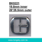 Metal Belt Buckle (#BK5236-28mm)