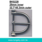 U-shaped belt buckle with prong (#BK5228/29mm inner)
