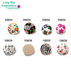 (#B9500) 24L, 28L, 34L, 40L colorful floral print shank buttons