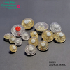 Dome shape glitter decorated combined garment button (B9029/20L,24L,28L,34L,40L)