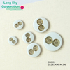 (B9055/25,28,34,40,44,54L) 2 hole shinny glitter decorated woman overcoat button and lady suit button