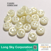 (P1003R2) 14L, 16L, 18L Ivory color Imitation Shell Polyester Resin Shirt Button