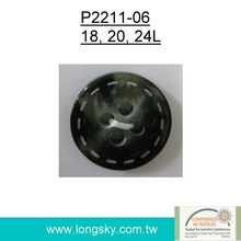 Popular Rod Polyester Resin Button (#P2211-06)