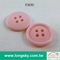 (#P16CR1) pink plastic polyester resin sleepwear button