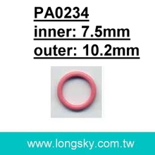 (PA0234/7.5mm) bra hook, dress strap ring accessories