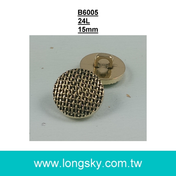 (#B6005/24L) 15mm nylon plastic dyable buttons for lady garment