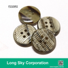 (#P2329R2) Special Finish Polyester Resin Material Coat Button