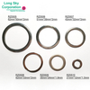 (RZ0505/50mm) large 5cm inner zinc alloyed metal round belt trim ring