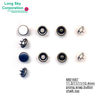 (MB1687) Colored eco friendly chalk resin top prong snap button for fashion garment