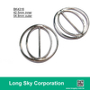 (#BK4316) 42.5mm inner silver color round metal belt buckle