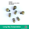(#PD0040) 6mm to 12mm metal round ball charms for trimming, chain belt