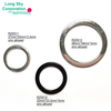 (RZ0512) 23mm inner metal flat round ring garment accessories