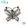(BR0241~3) Colorful stone decorated butterfly brooch