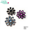 (BR0259~61) cute stone decorated daisy flower brooch for girl's wear