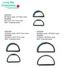 (#DRZ0066, 67, 68) 22mm, 28mm, 39mm webbing belt D-ring buckle with turquoise bead 