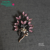 (BR0198) 31*51mm flower brooch, winter coat brooch