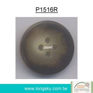 Rod Polyester Resin Button for Overcoat (P1516R)