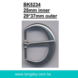 U-shaped belt buckle with prong (#BK5234/25mm inner)