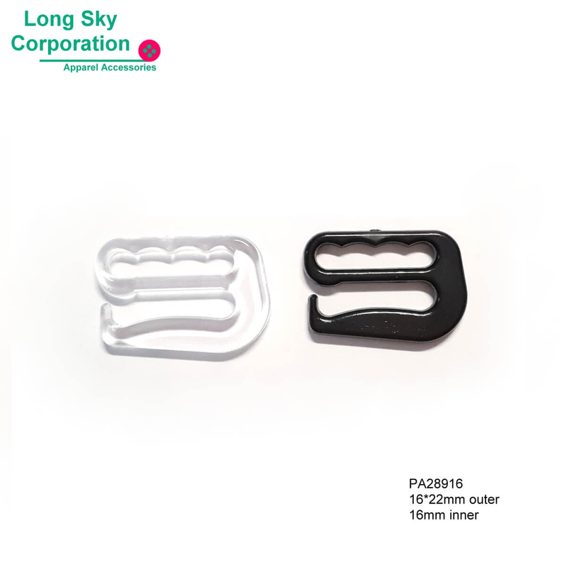 (PA28816, PA28916/16mm inner) plastic hook and adjuster for women's