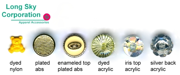 Apparel button finishes_Long Sky_button factory