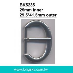 U-shaped belt buckle with prong (#BK5235/25mm inner)