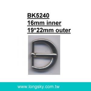 fashion metal U-shaped belt buckle (#BK5240/16mm inner)