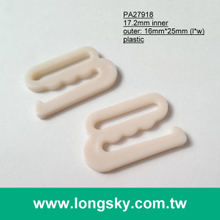 (#PA27918/17.2mm inner) plastic 9-ring buckle for women lingerie strap