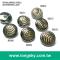(#B6078/15mm, 21mm) 2-piece plated plastic button for lady suit