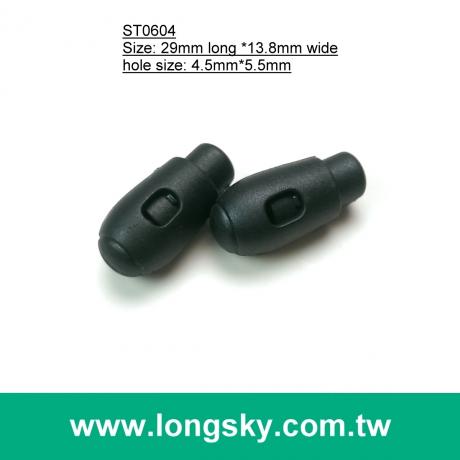 (#ST0604) customized plastic stopper for clothing & bags accessory