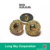 (B6352/24L,28L,32L,40L) gold plating shank back plastic button for lady garments