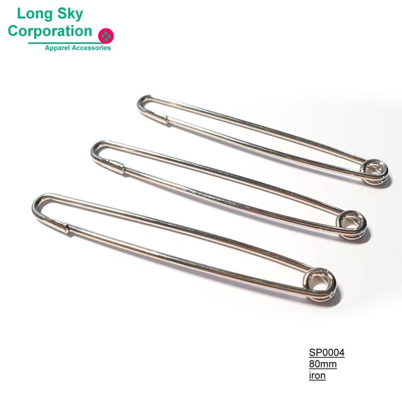 (SP0004) 8cm long pins in iron material for garment decoration