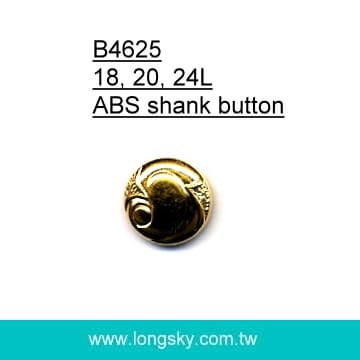 (B4625) 18L, 20L, 24L gold shank lady garment button manufacturer