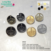 (B4544/24L,34L) crown pattern hot stamping suit button factory