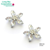 (BR0129) 31mm crystal stone flower brooch, lady garment decorative brooch