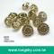 (#B6026/13mm) antique gold royal pattern plastic abs button for teens clothes