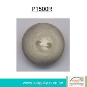 Popular Rod Polyester Resin Button for Clothes (P1500R)