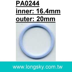 (PA0244/16.4mm) metal bra strap ring