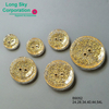 (B9052/24,28,34,40,44,54L) square hole gorgeous glitter buttons for lady suit