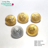 Gold hot stamping button, Silver hot stamping garment button
