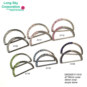 (#DRZ0057) 39mm acrylic stone buckle D-ring belt buckle, bag buckle