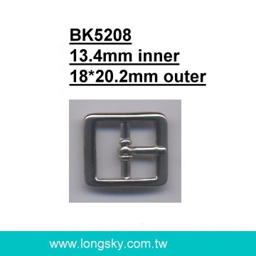 Small Metal Buckle for Coats (#BK5208-13.4mm)
