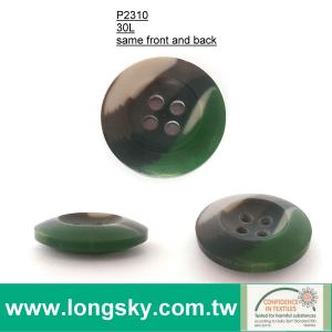 (#P2310) 30L 19mm military camoflage matte colorful looked button
