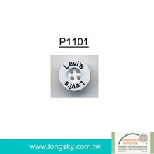 (#P1101) Custom Logo engraved plastic button for shirts