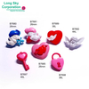 (#B76-4) Valentine's Day cute Cupid heart craft buttons
