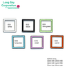 Square shape ring buckle, colorful apparel ornament (RZ0022/23,32,39,50mm inner)