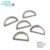 (#DRZ0053) 22mm acrylic stone decorated D-ring buckle, strap buckle