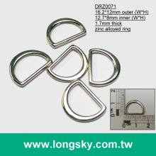 (#DRZ0071/12.7mm) metal belt d ring for 1/2" strap